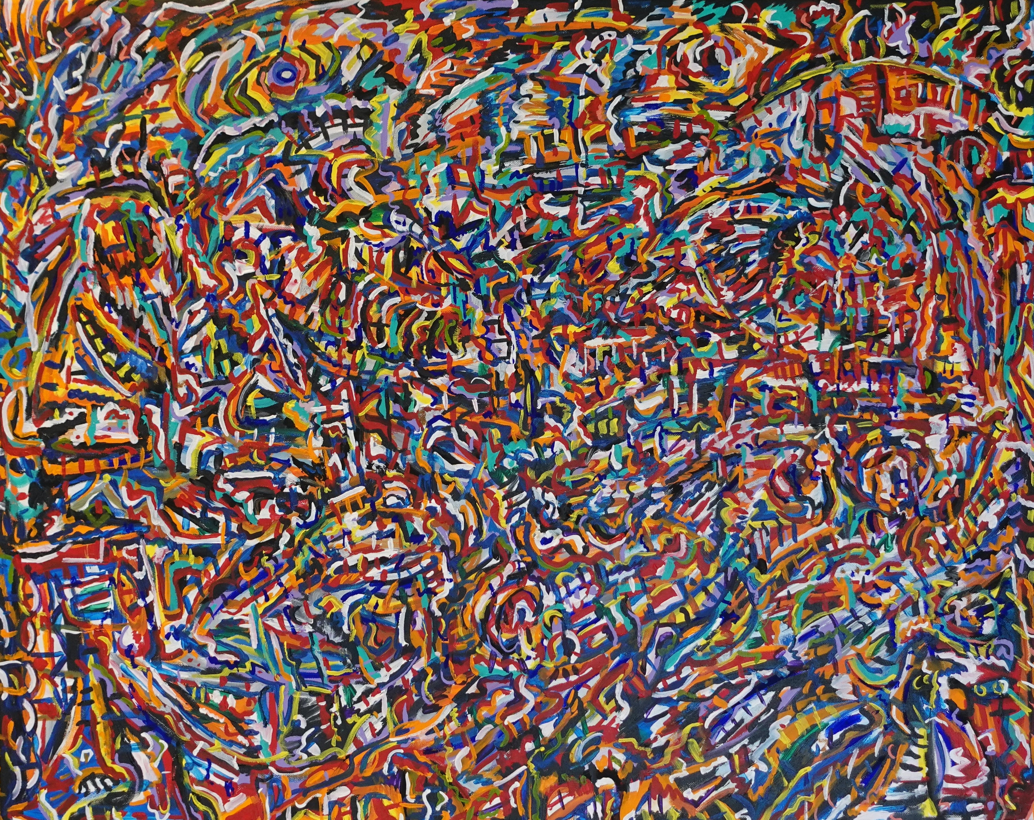 Guts of the Cosmic Beast - Original Painting